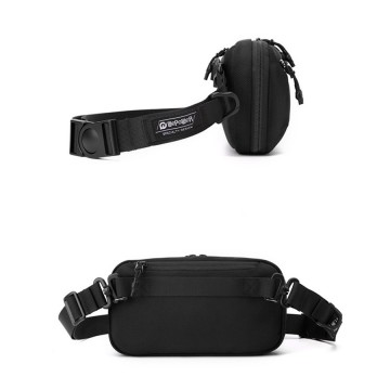 Сумка бананка на пояс Nowel чорна фото