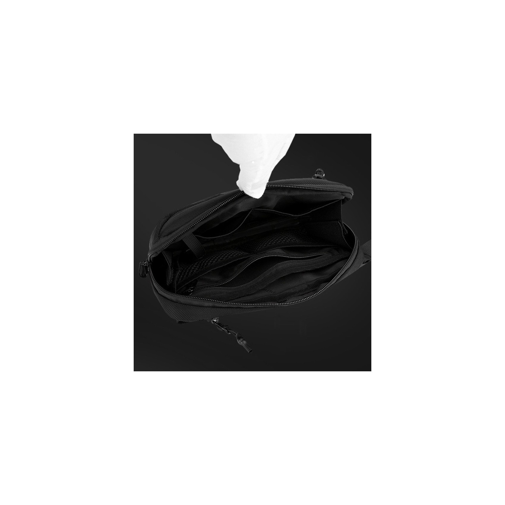 Сумка бананка на пояс Nowel черная