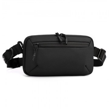 Сумка бананка на пояс Nowel черная фото