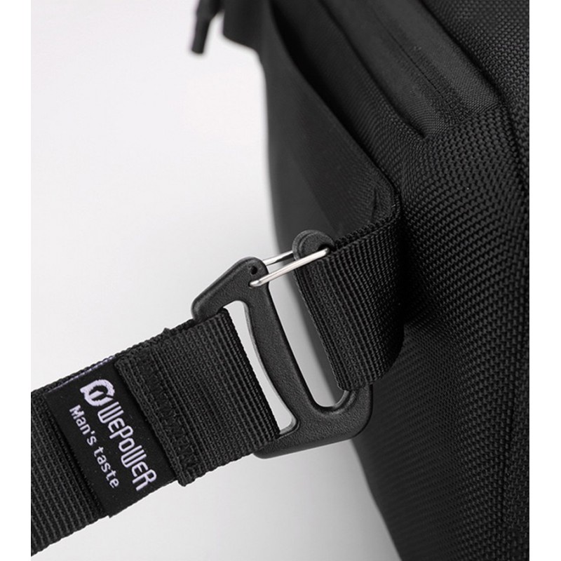 Сумка бананка на пояс Nowel чорна - 11 фото