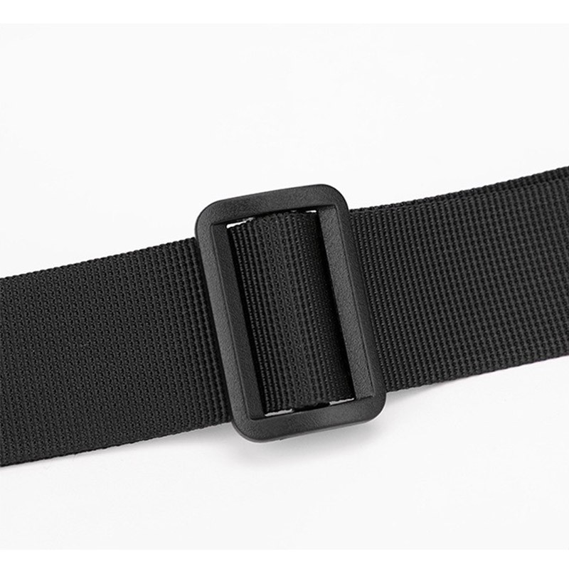 Сумка бананка на пояс Nowel черная - 12 фото