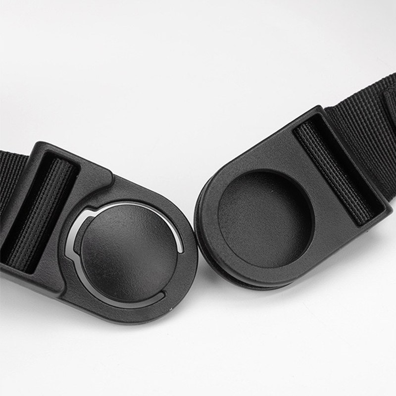 Сумка бананка на пояс Nowel черная - 13 фото