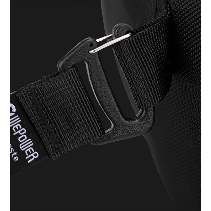 Сумка бананка на пояс Nowel чорна - 17 фото