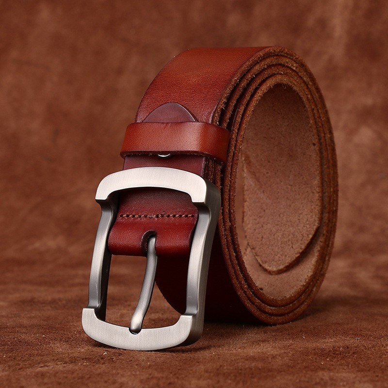 Чоловічий шкіряний ремінь Raymond коричневий