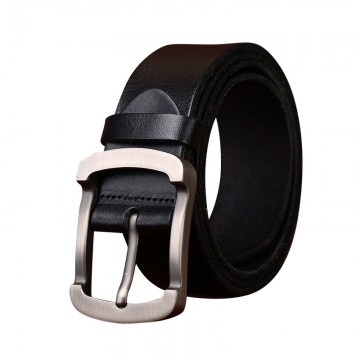 Мужской кожаный ремень Raymond черный фото