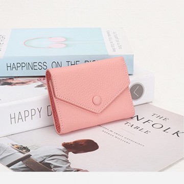 Женский кожаный кошелек Ellie светло-розовый фото