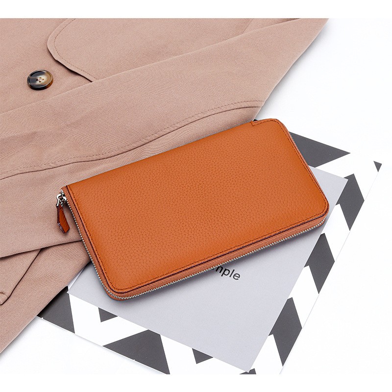 Жіночий шкіряний гаманець Candice коричневий фото