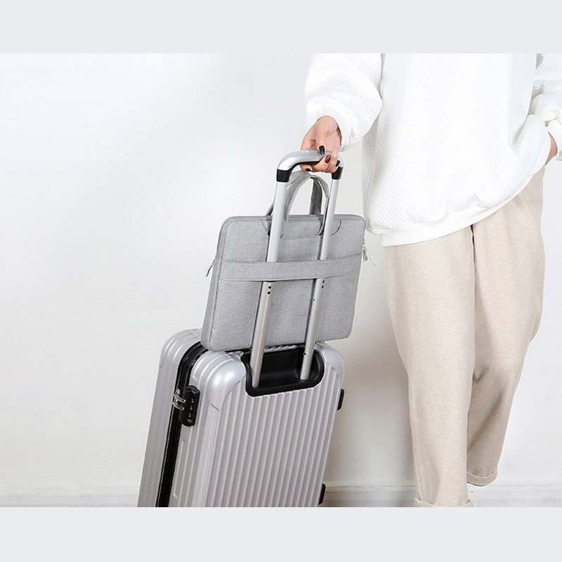 Сумка для ноутбука Merliot 15,6 сіра - 12 фото