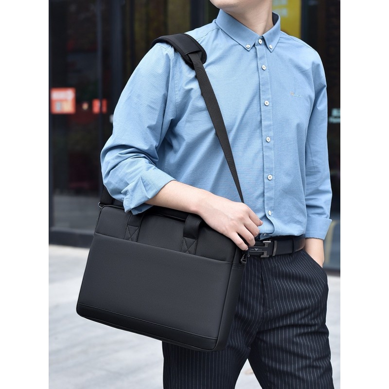 Сумка для ноутбука Confident 14 черная - 20 фото