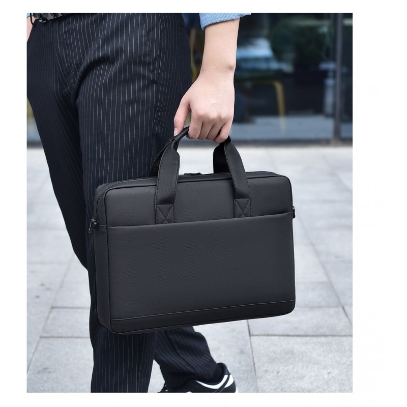 Сумка для ноутбука Confident 14 черная - 7 фото