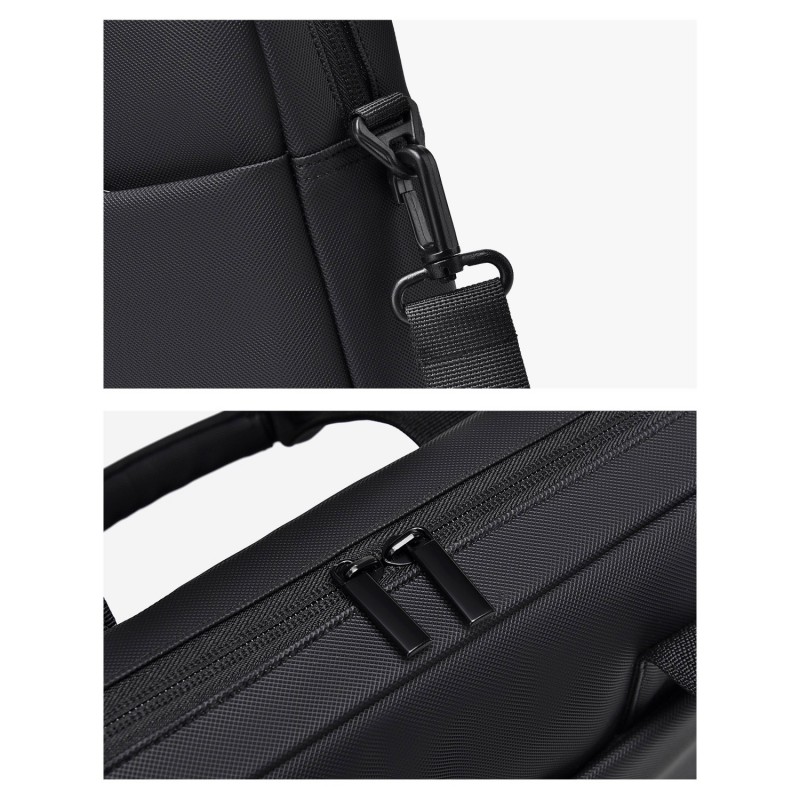 Сумка для ноутбука Confident 14 черная - 17 фото