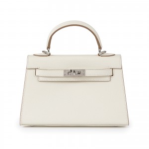 Жіноча шкіряна сумка Kelly 22 біла