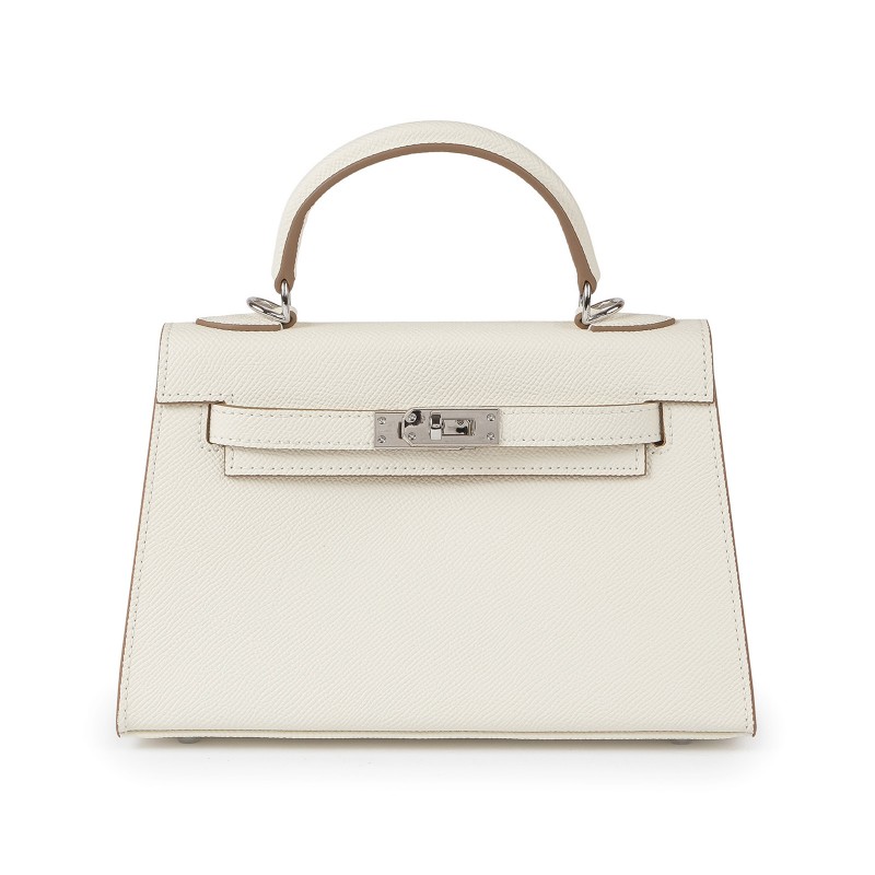 Жіноча шкіряна сумка Kelly 22 біла