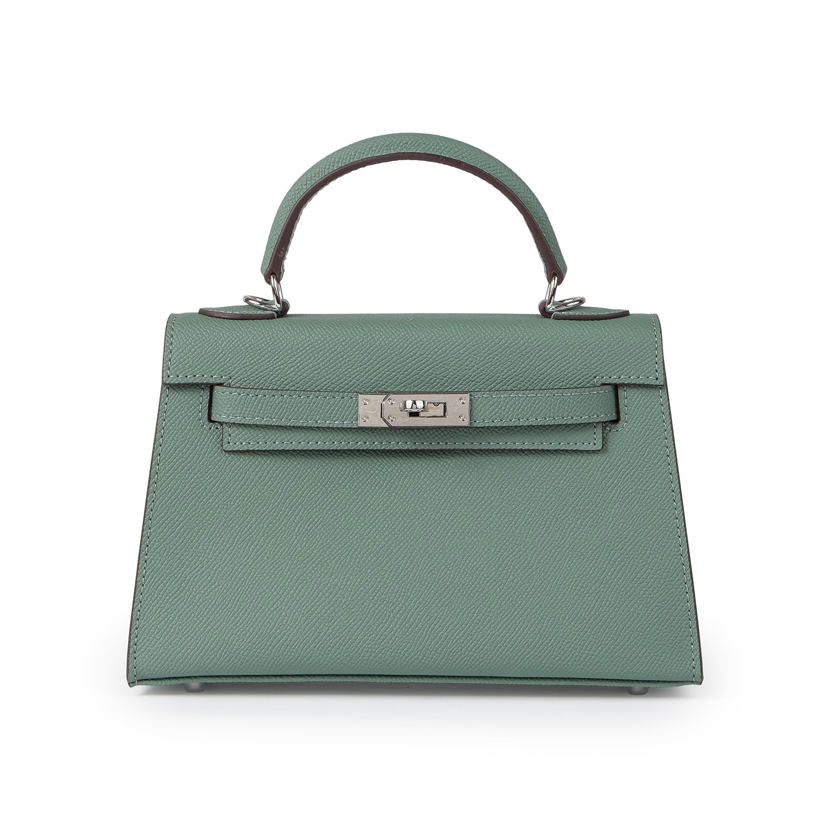 Жіноча шкіряна сумка Kelly 22 бірюзова