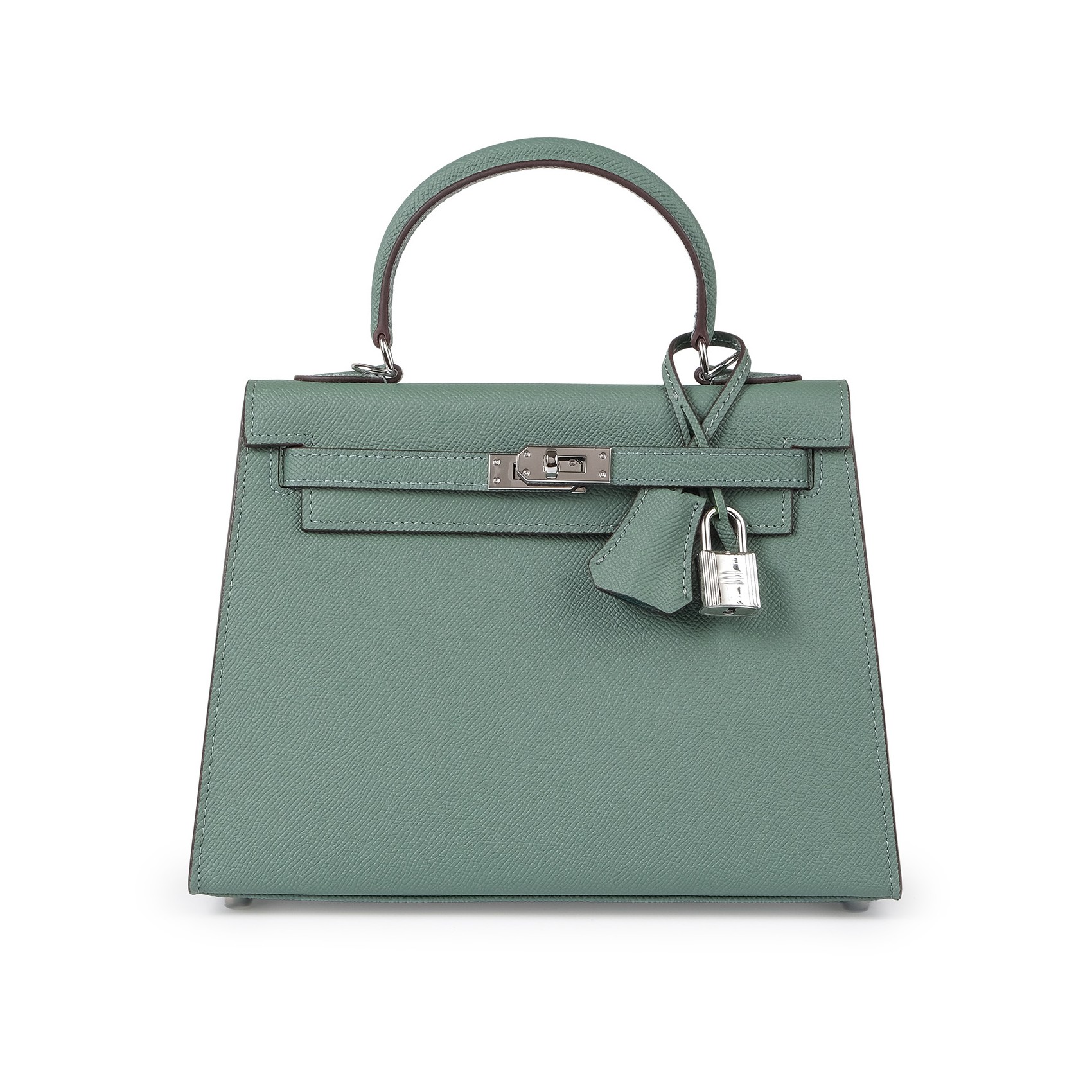 Жіноча шкіряна сумка Kelly 25 бірюзова