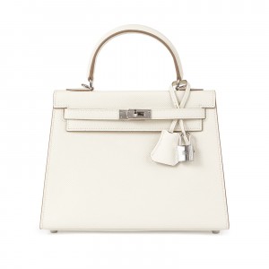 Жіноча шкіряна сумка Kelly 25 біла