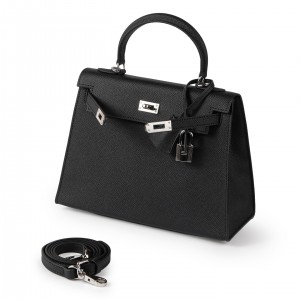 Жіноча шкіряна сумка Kelly 25 чорна