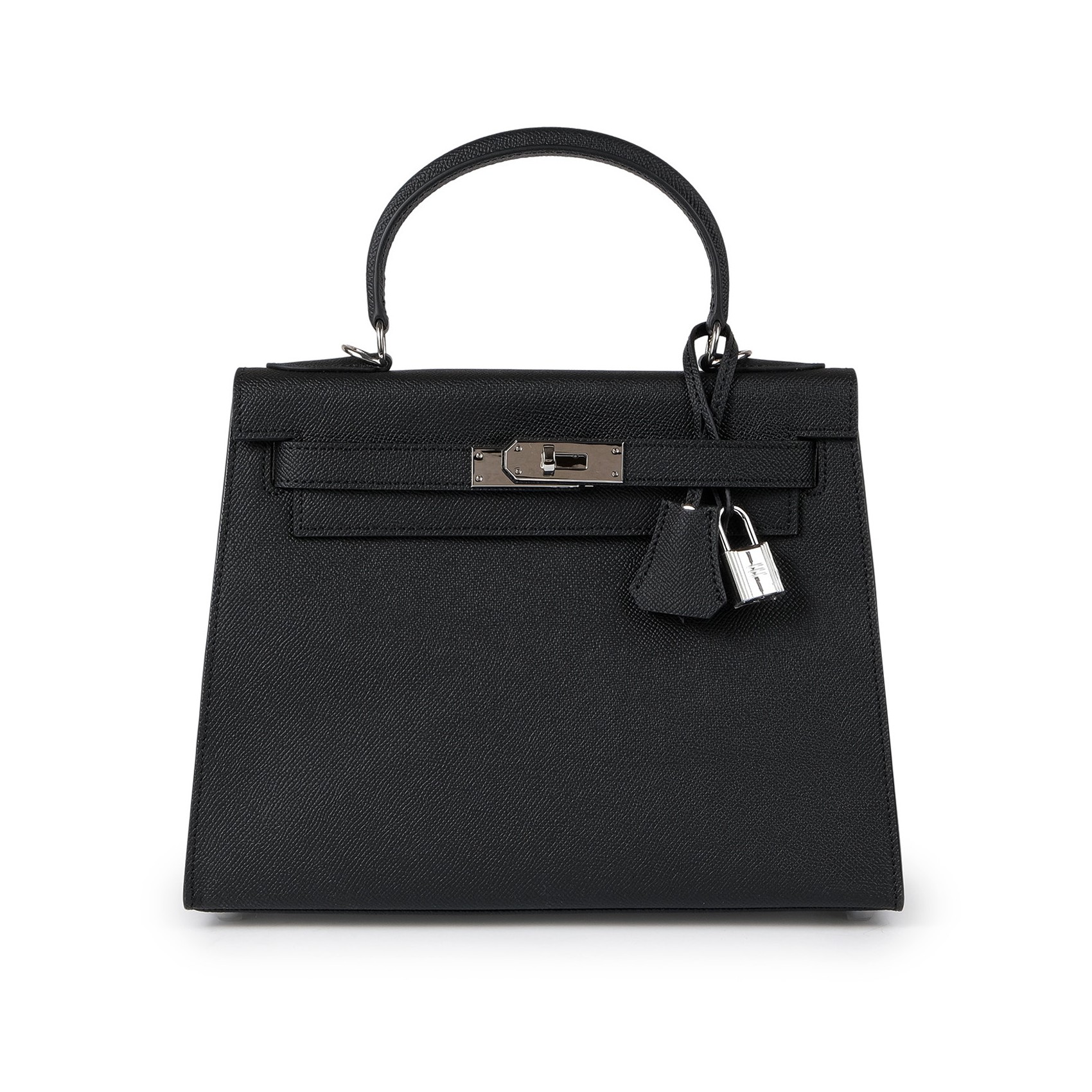 Жіноча шкіряна сумка Kelly 28 чорна