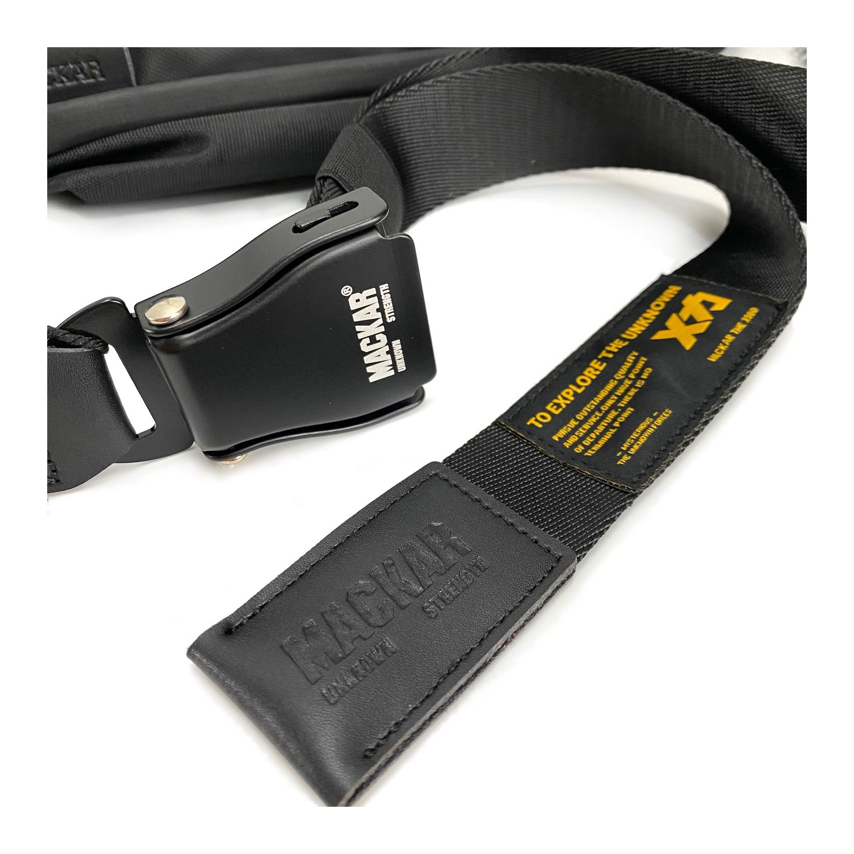 Чоловіча сумка слінг Mackar Urban через плече чорна