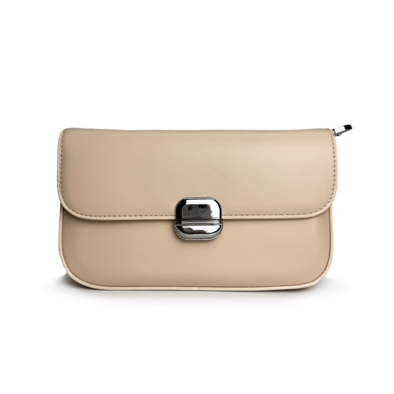 Женская сумка кросс боди Marie бежевая фото