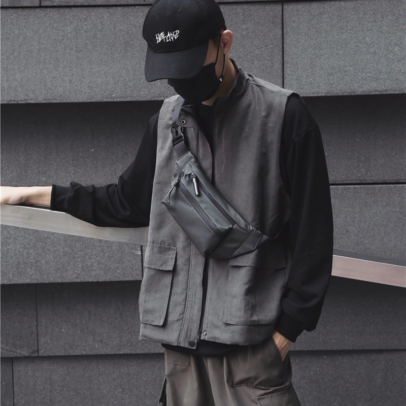 Сумка бананка на пояс хаки Street - 1 фото