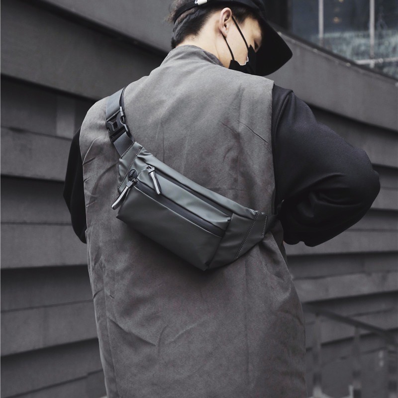 Сумка бананка на пояс хаки Street - 2 фото