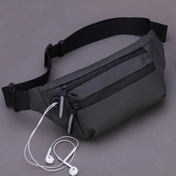 Сумка бананка на пояс хаки Street фото