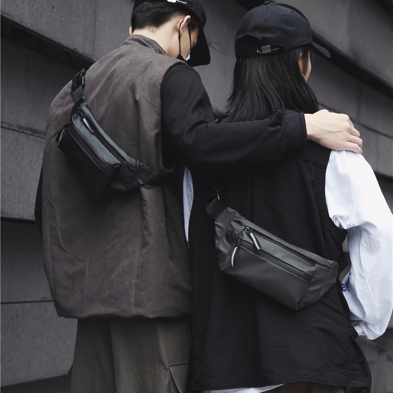 Сумка бананка на пояс хаки Street - 8 фото