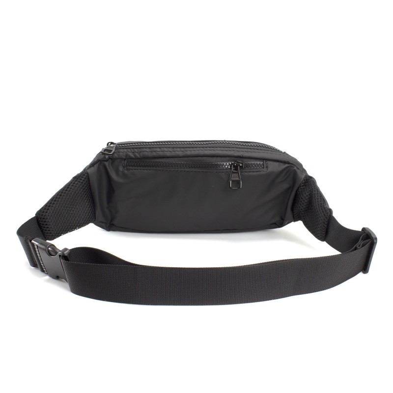 Сумка бананка на пояс чорна Boston - 2 фото