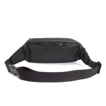 Сумка бананка на пояс чорна Boston фото