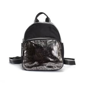 Женский рюкзак Juliet черный с серебром