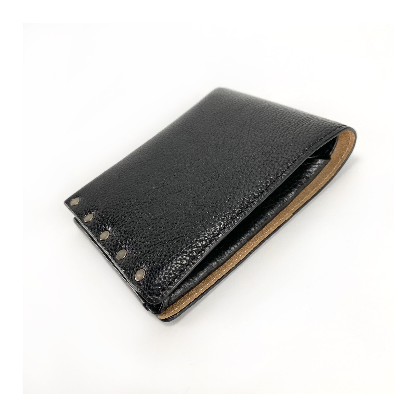 Мужской кожаный кошелек Vegas черный