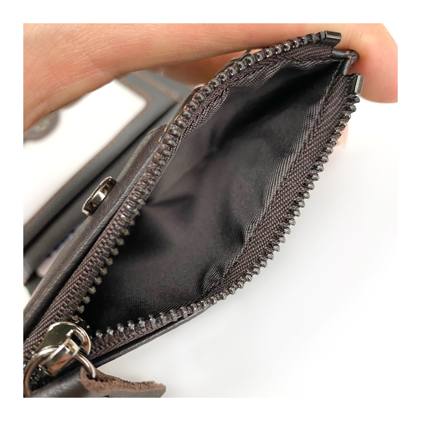 Мужской кошелек Kentucky кожаный темно-коричневый