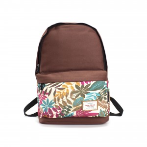 Женский рюкзак Leaves кирпичный