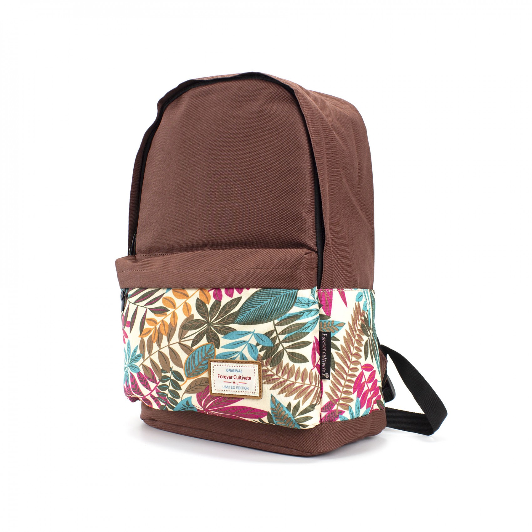 Жіночий рюкзак Leaves цегляний