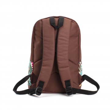 Женский рюкзак Leaves кирпичный фото