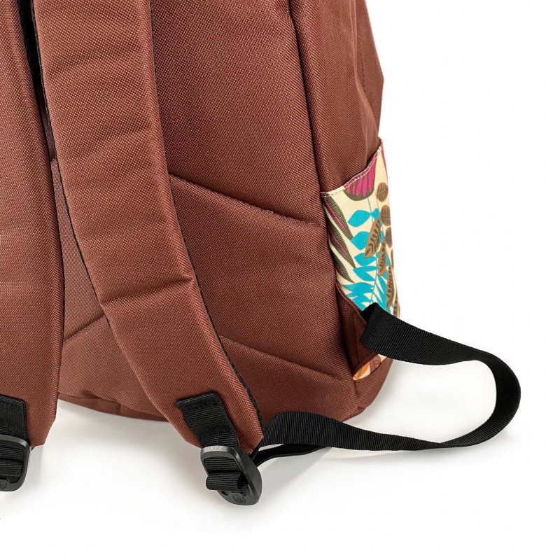 Жіночий рюкзак Leaves цегляний - 4 фото