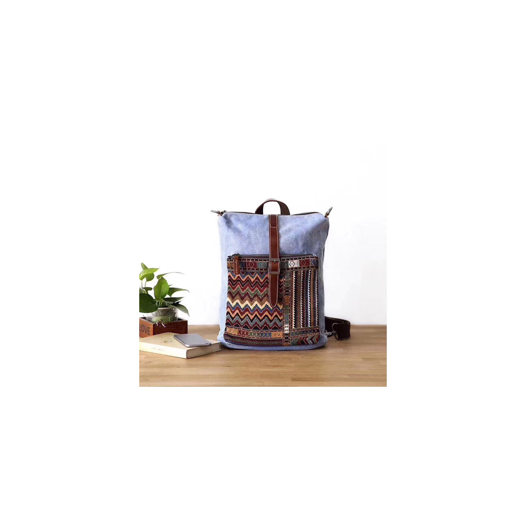 Женский рюкзак Tact голубой