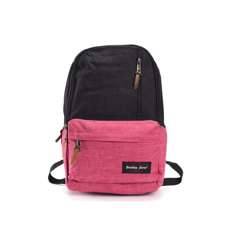 Женский рюкзак Fashion черно-розовый