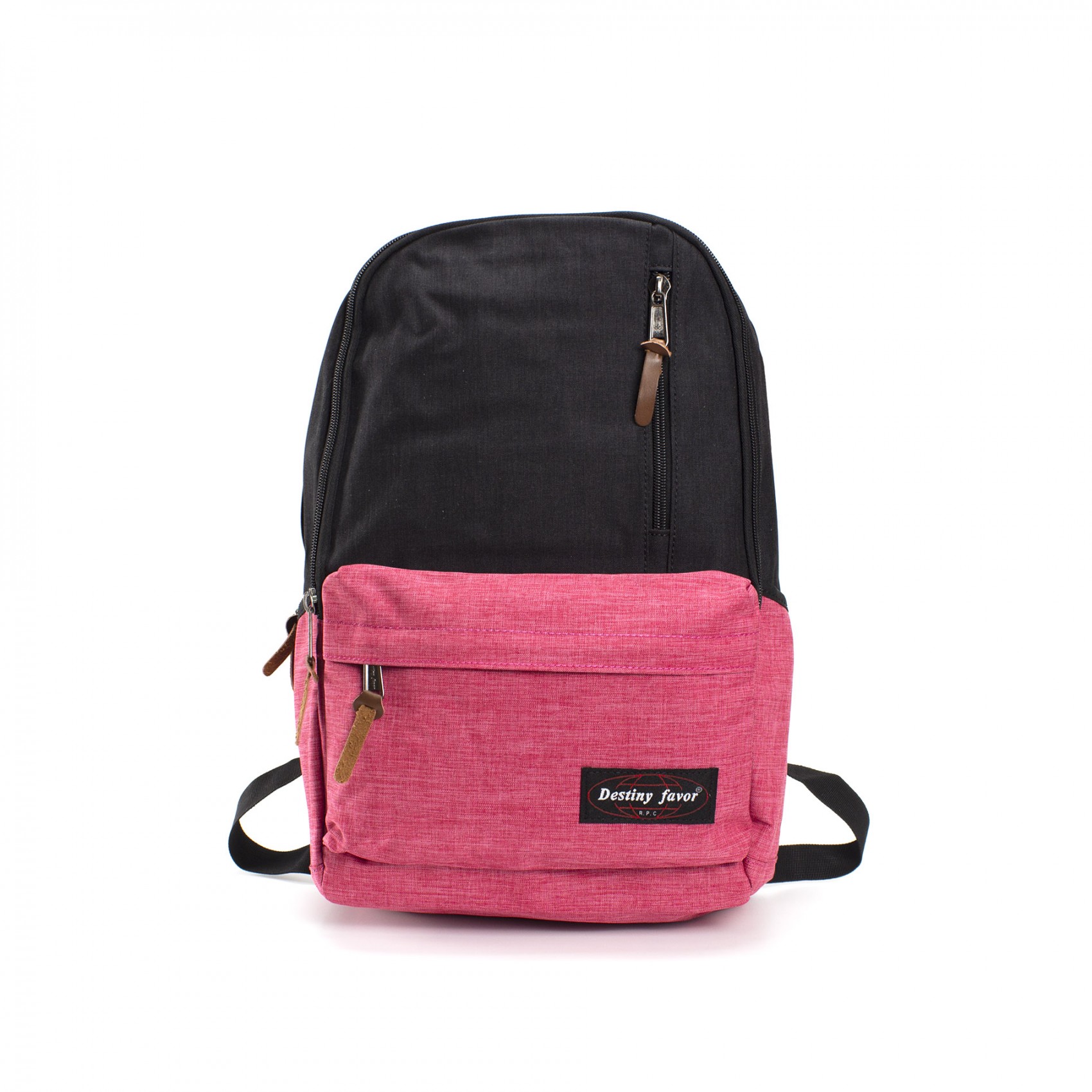 Женский рюкзак Fashion черно-розовый