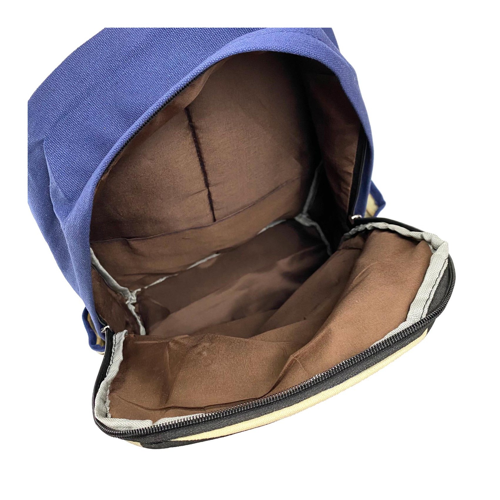 Женский рюкзак Paris синий с черными полосками