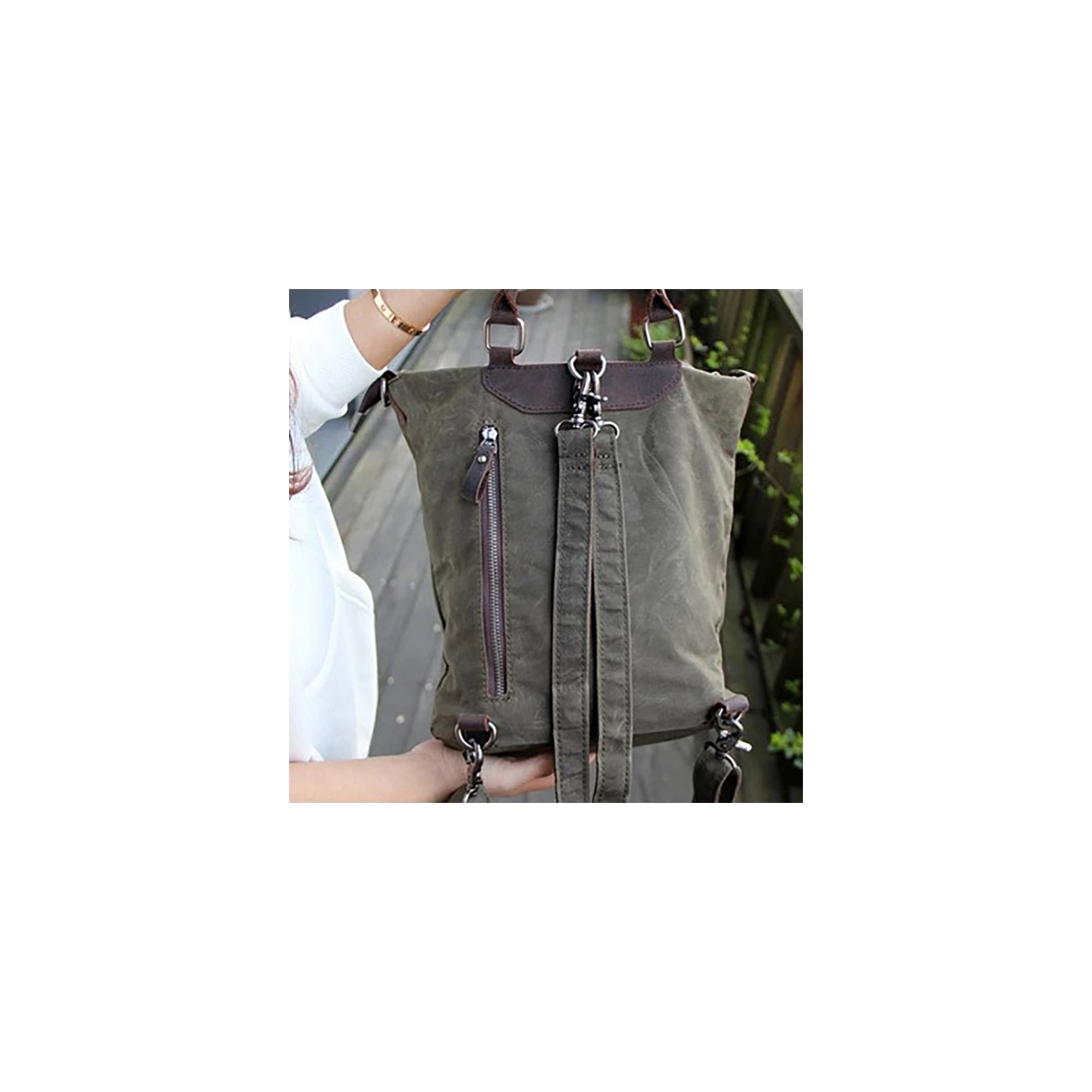 Женский рюкзак Casual way хаки