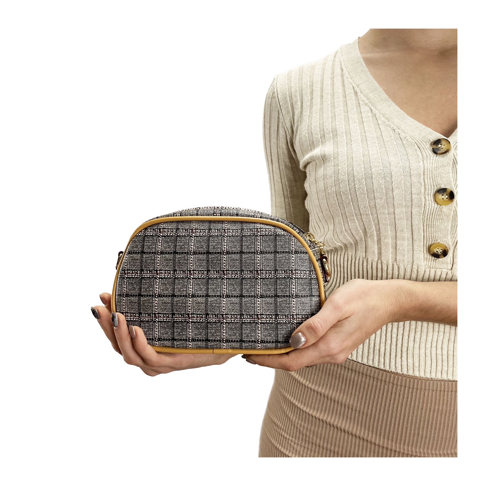 Женская сумочка-клатч Melody серая