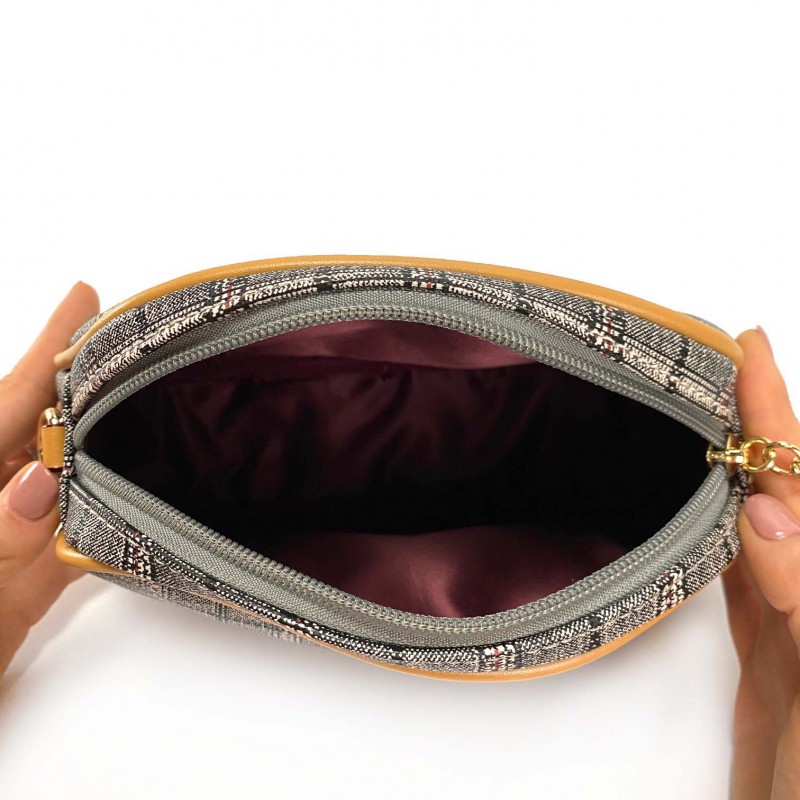 Жіноча сумочка-клатч Melody сіра - 7 фото