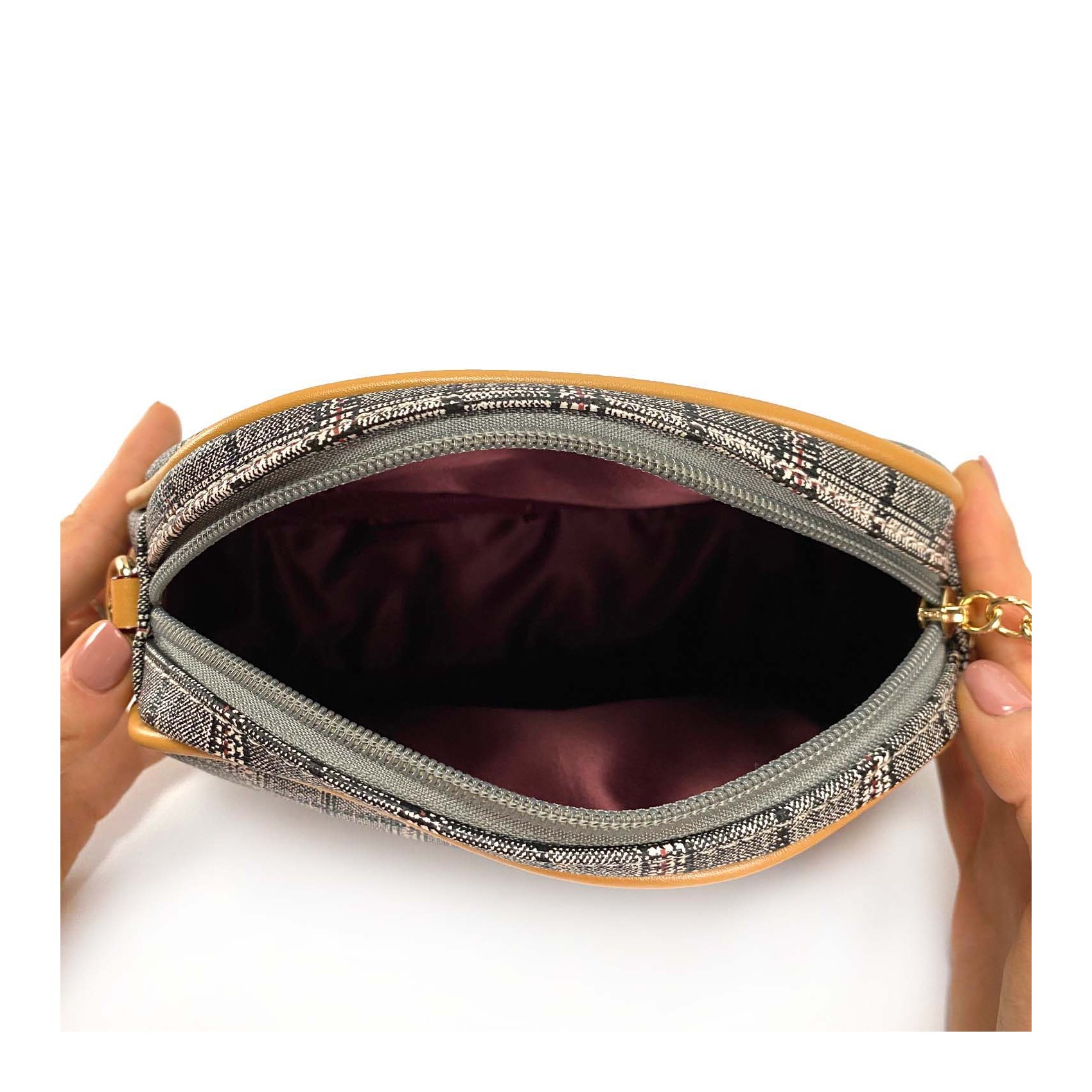 Жіноча сумочка-клатч Melody сіра