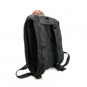 Мужской рюкзак Mackar Rome черный с разноцветным принтом фото