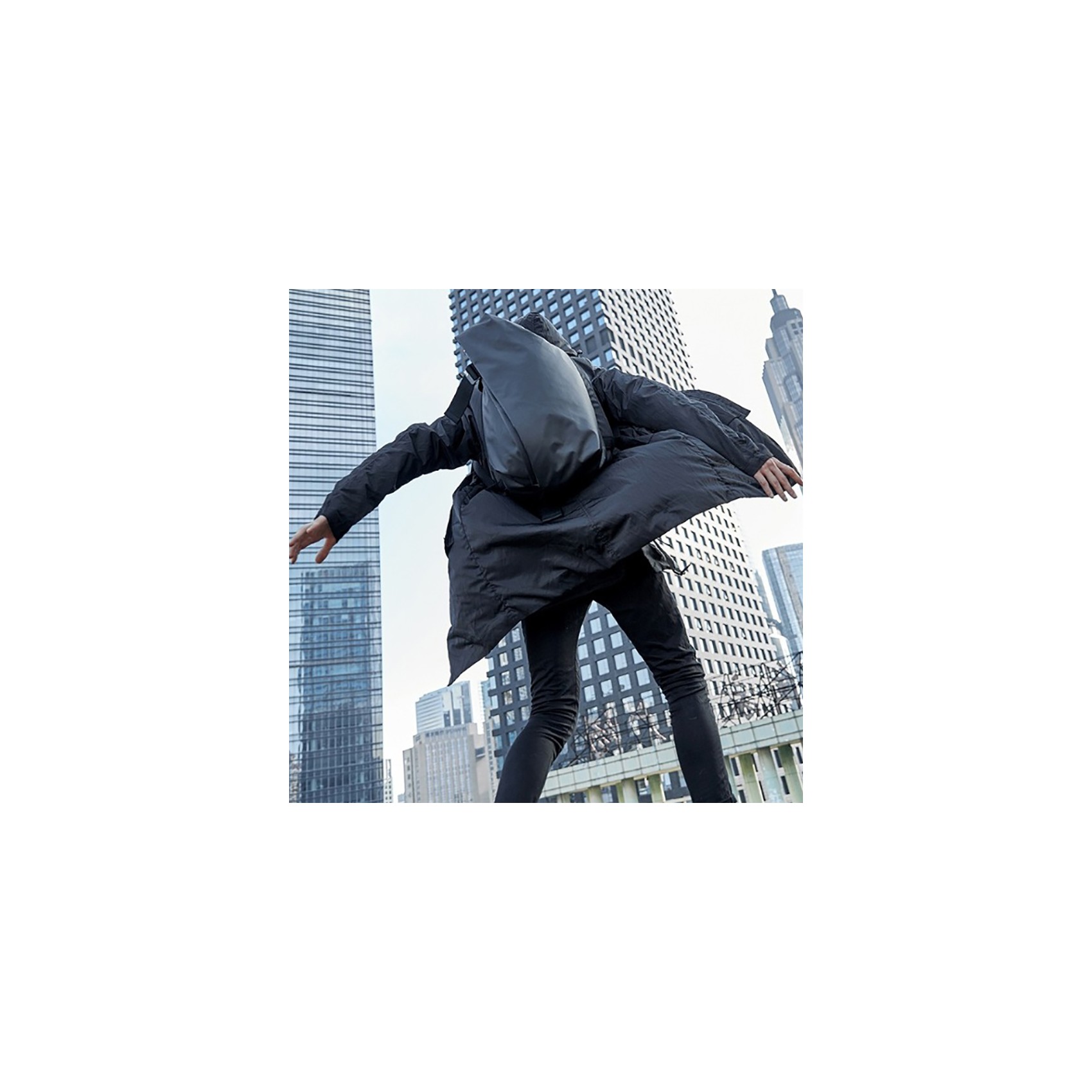 Мужской рюкзак Mackar Black черный