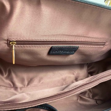 Женская классическая сумка Isa Paulina DS серо-синяя фото