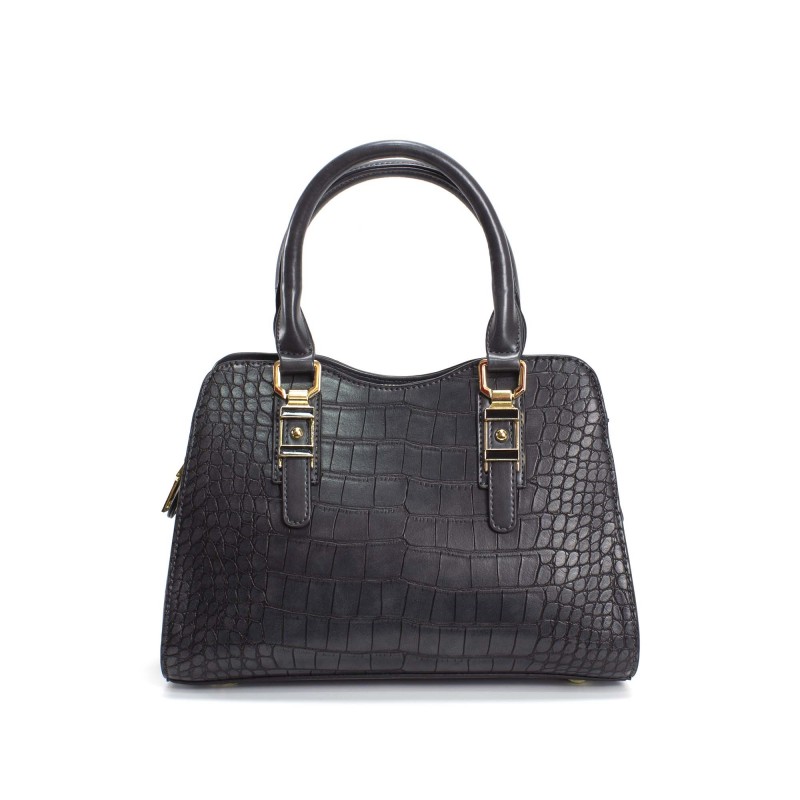 Женская классическая сумка Elly серо-синяя фото