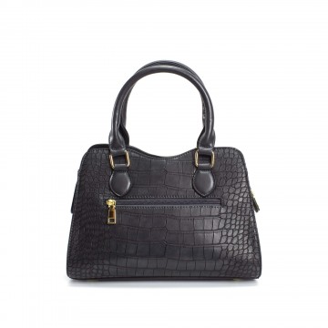 Женская классическая сумка Elly серо-синяя фото